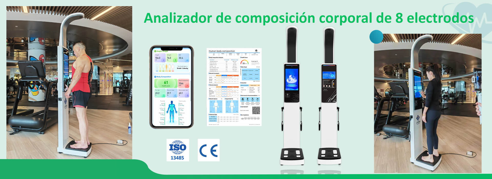 Báscula médica de altura y peso