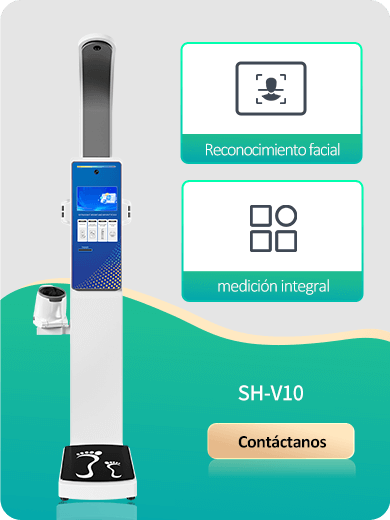 Báscula de altura, peso y presión arterial