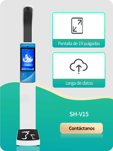 Báscula de altura, peso y presión arterial