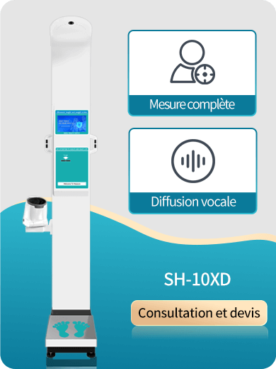 Bascule pour la taille, le poids et la tension artérielle