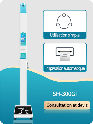Bascule électronique à ultrasons pour la taille et le poids