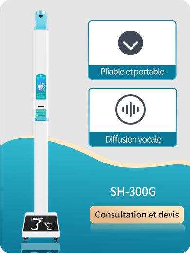 Bascule électronique à ultrasons pour la taille et le poids