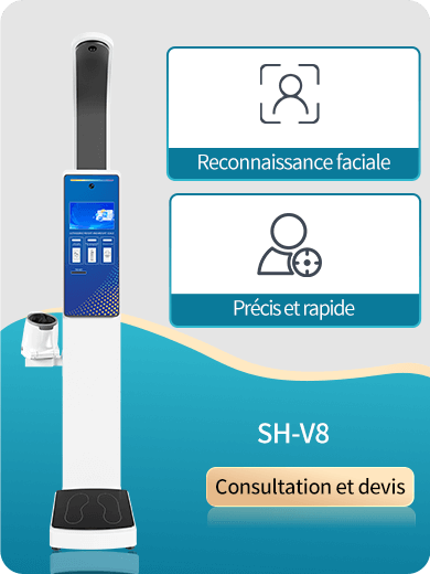 Bascule pour la taille, le poids et la tension artérielle