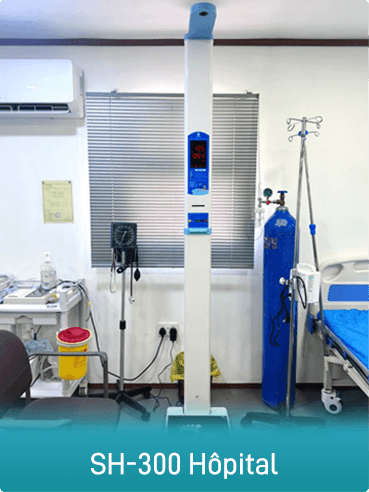 Bascule électronique à ultrasons pour la taille et le poids