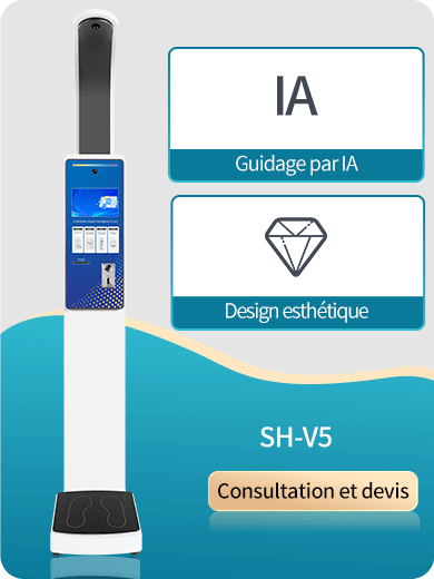 Bascule électronique à ultrasons pour la taille et le poids