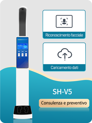 Bilancia completamente automatica per altezza e peso