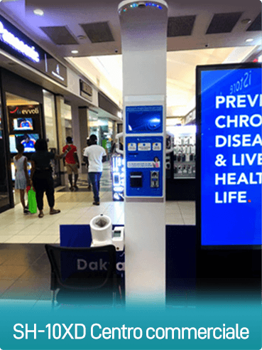 Bilancia completamente automatica per altezza e peso