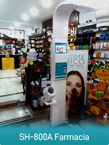 Bilancia multifunzione a gettoni per altezza e peso