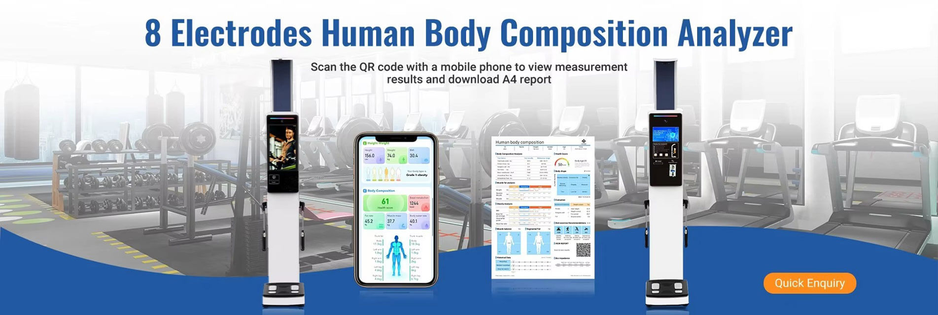 Height and weight scale