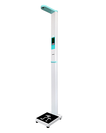 Weight Machine with Height Measuring Stand